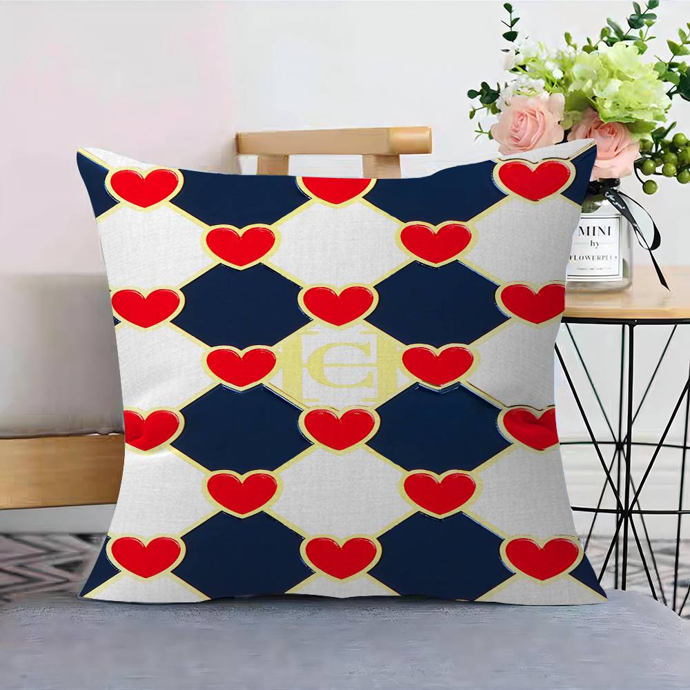 C-CarolinaS Fashion H-HerreraS Pillow Gift Home Office Decoration Pillow Bedroom Sofa Car Cushion CoverPillow Case