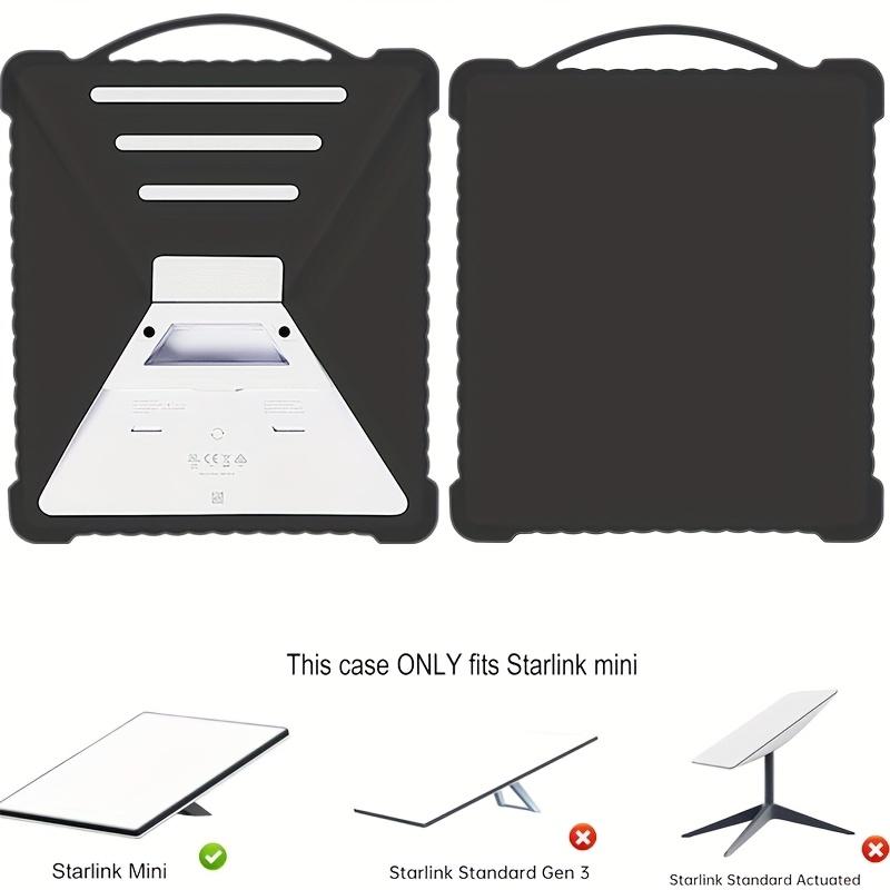 For Starlink Mini Silicone Protective Cover Luquid Silicone Protective Case for Mini Starlink Dish Antenna Protector Black