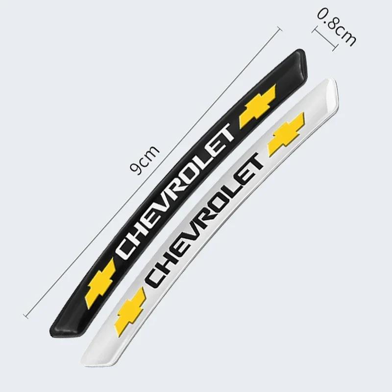 4Pcs Aluminium Car Wheel Hub Styling Stickers Decoration Strip For Chevrolet Spark Captiva Cruze Malibu Equinox Trax Camaro Bolt