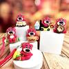Strawberry Bear Creative Cartoon Keychain Doll Exquisite Female Couple Schoolbag Pendant Car Bag Pendant Keychain