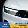 Car Headlight Protective Film For Honda Prologue 2025-2025 Smoke Black TPU PPF Vinyl Wrap Film Pre-cut Anti-Scratch Custom Fit