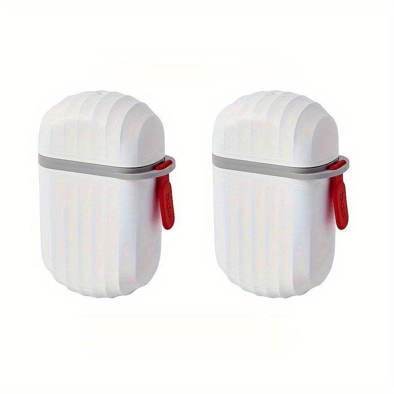 2pcs Caja de jabón impermeable sellada portátil de moda para viajes, senderismo y acampada: diseño de drenaje