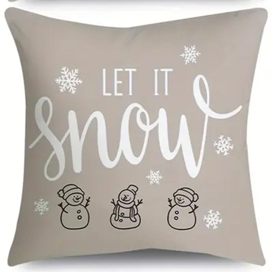 Christmas Pillowcase for Sofa or Bedside Living Room Sofa Cushion Office Lumbar Support Cover 45x45 cm 675₽