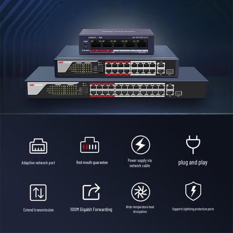 

Hikvision DS-3E0526SP-E 24-Port Gigabit PoE Switch