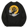 KAN6312 Kmb0022 Old School Fleece-Lined Sweatshirt - Black