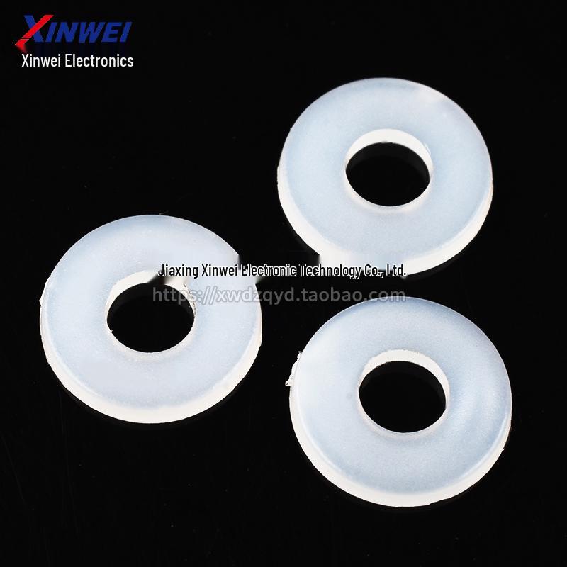 100-Piece Nylon Flat Washer Set: Plastic Screw Spacer & Insulating Gasket In M2/M3/M4/M5/M6 Sizes