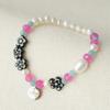 Treaju Color Flower Freshwater Pearl Bracelet