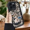 Phone Case: 2D flat design suitable for iPhone 18, 17, 16, 15, 14, 13 Pro protective case, unisex, offline little ghost, Christmas and Halloween gifts