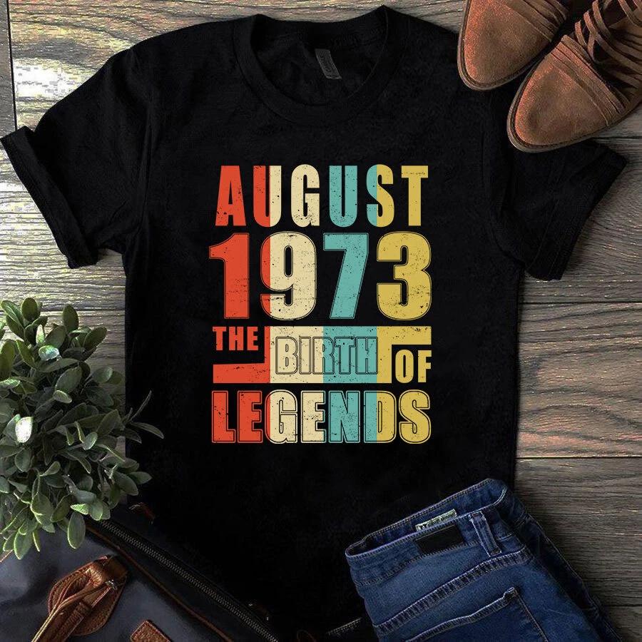 Men s and Women s T-shirts August 1973 The Birth S
