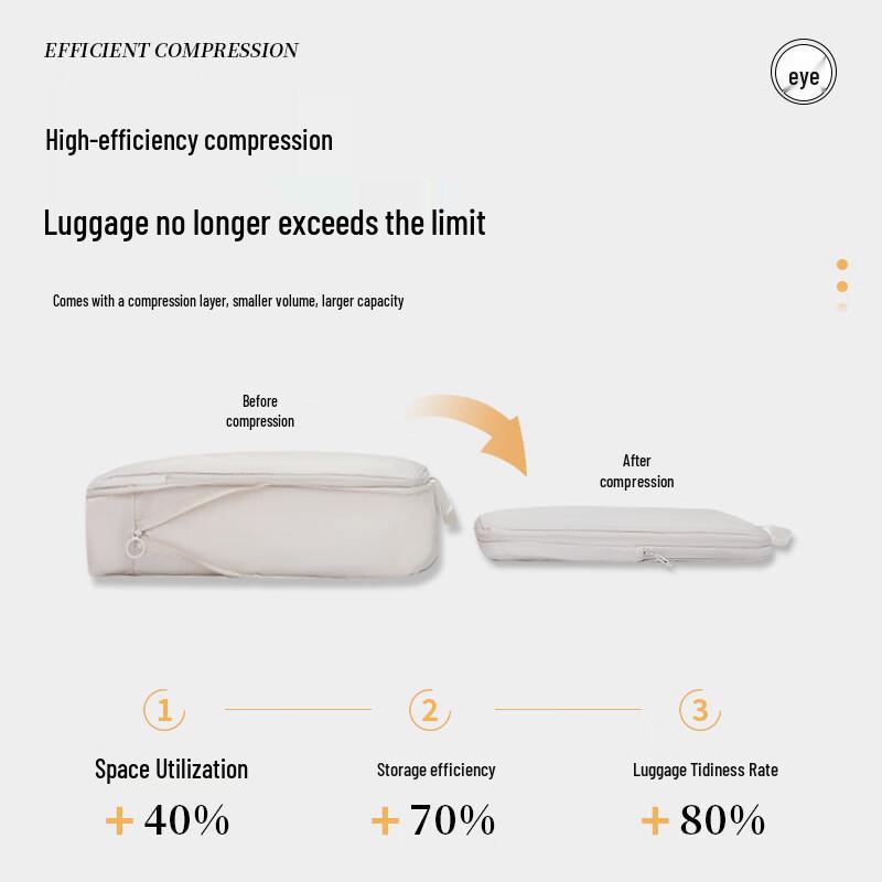 MDNG Ultra-light Memory Fabric Storage Bag Set