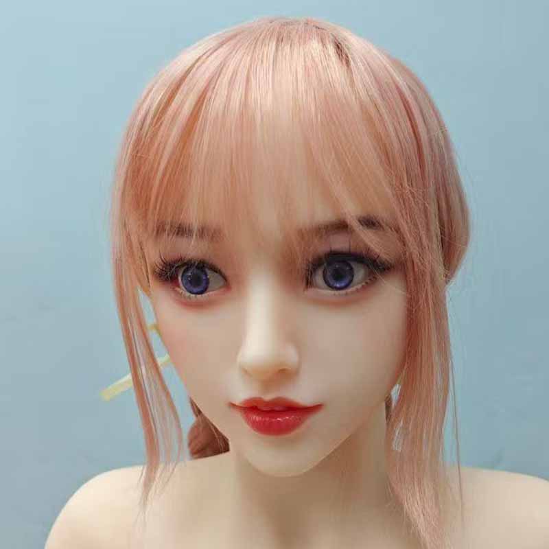 Rozhranie M16 Vhodné pre 135-172 cm Pevnú bábiku TPE Čierne vlasy Hlava Orálny sex Vynikajúci make-up Sexuálne bábiky Príslušenstvo Muži