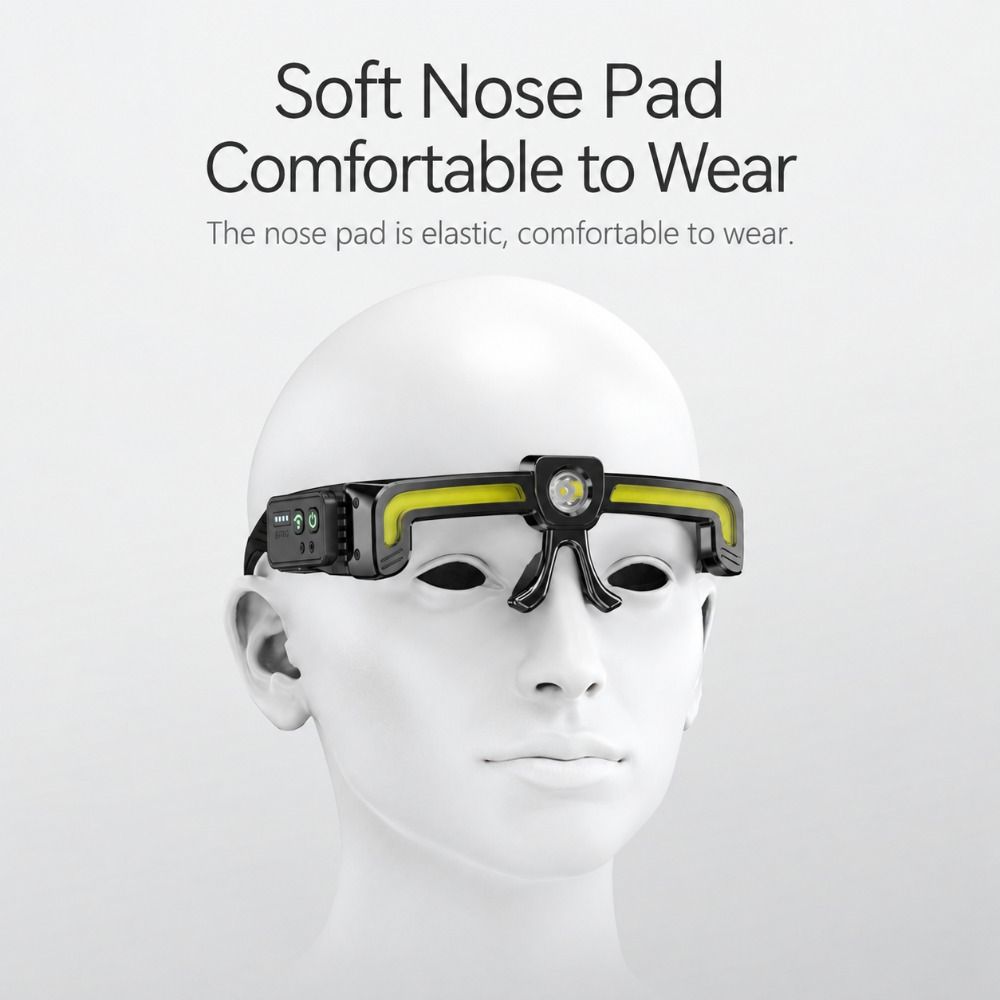 Rechargeable Work Lamp TYPE-C Headlight Glasses Light New Head Lamp Auto Maintenance