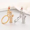 Keychain Pendant Statue of Liberty Design Lightweight Zinc Alloy Keychain with Lobster Clasp New York Landmark Accessory