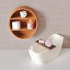 1Pcs Diy Wall Cabinet Decor Dollhouse Mini Bath Tub Model Storage Rack Ornament Pretend Food Play Miniature Doll Accessory