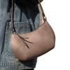 Genuine Leather Women's Crossbody Bag Lightweight Small Shoulder Handbag Portable Commuter Phe Purse for Daily Travel