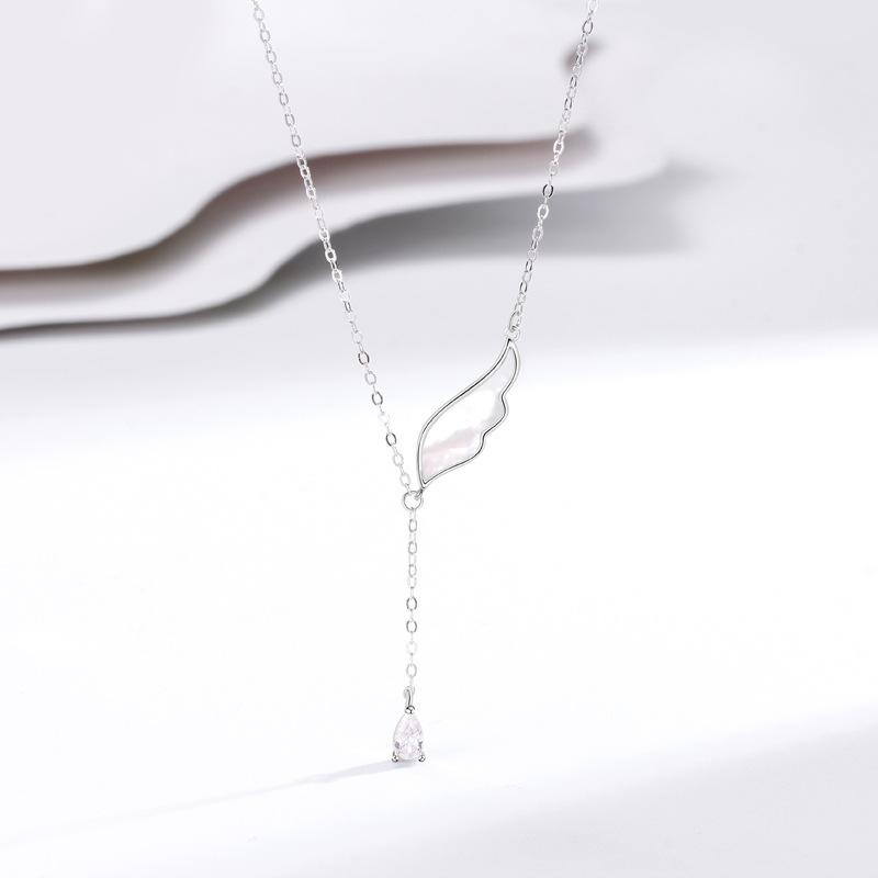 Colier Aripile Îngerului Modă Femei Temperament Nișă Design Exquis Simț Ciucure Lanț Claviculă