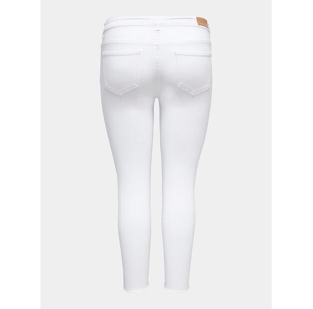 Джинсы ONLY Carmakoma Willy 15176825 белый Skinny Fit