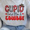 Cupid T Shirt – Playful Love and Cowboy Theme Tee – Ideal for Valentine's Gifts