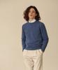 BELLIEF Wool Soft Round Neck Knit (Blue)