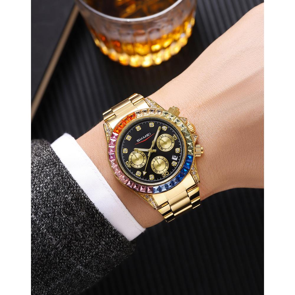 2025 NEW Watches For Man Luxury Chronograph Date Quartz Watch, Fashion Men's Stainless Steel Wristwatch