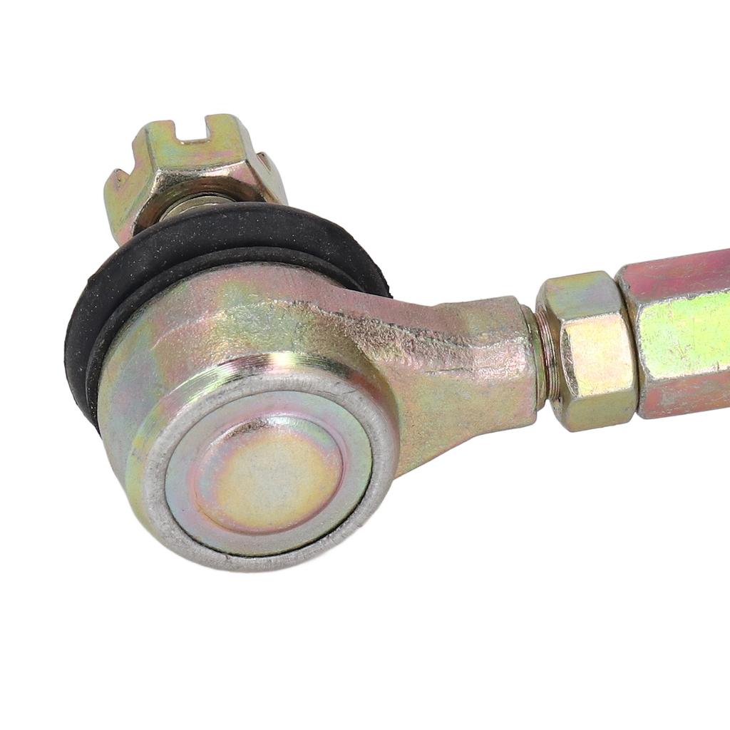 2 Pcs Tie Rod Ball Joint M10 10mm Thread Steel Alloy Sway Bar End Set for 50cc 70cc 90cc 110cc ATV Four Wheeler Quad