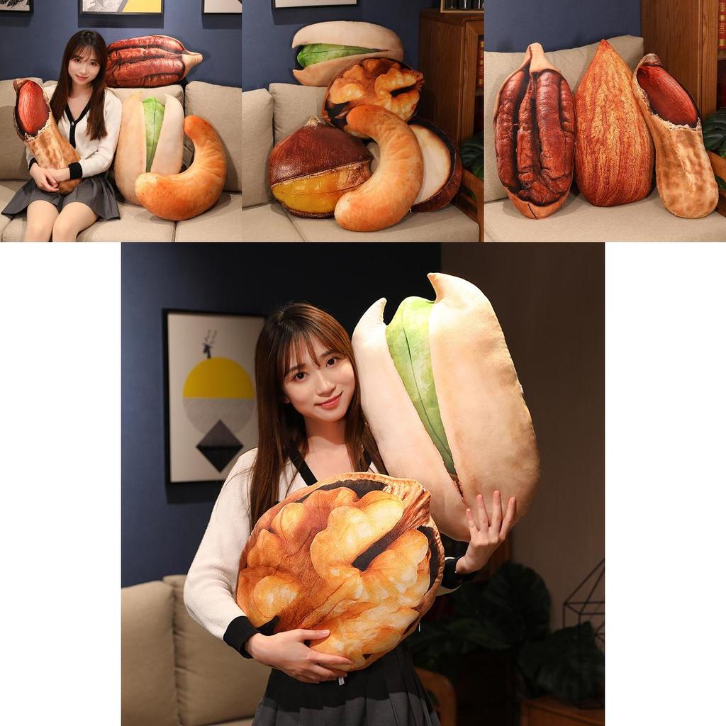 Pillows Almond Plush Toy For Kids Playroom Decor**