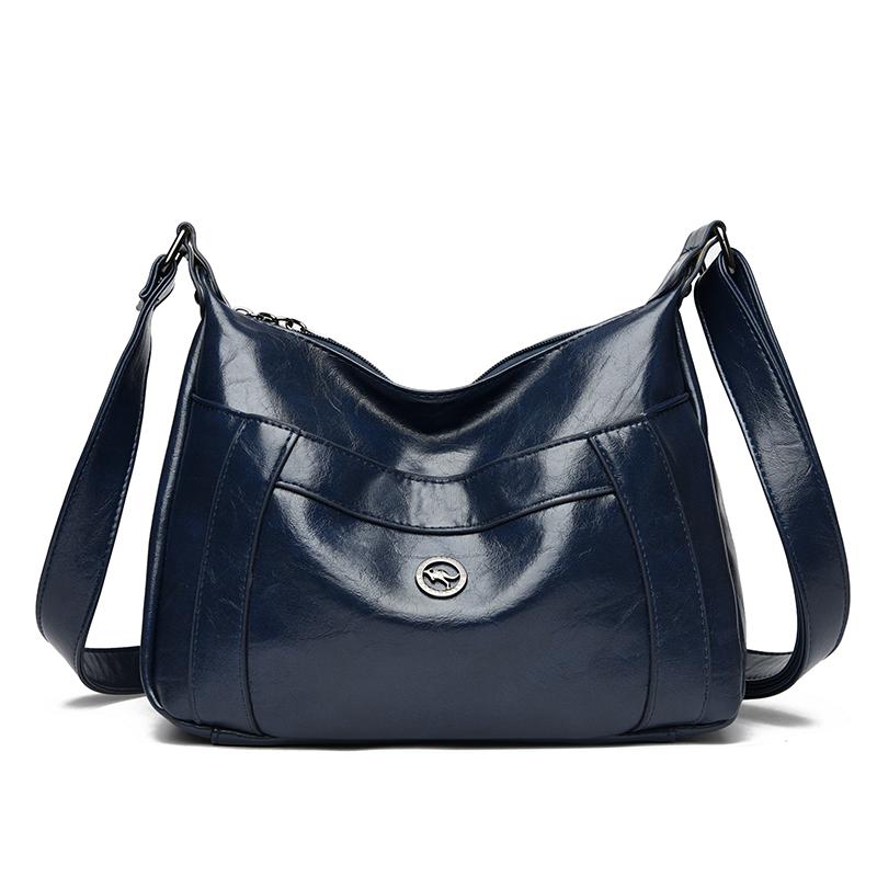 Soft Leather Luxury Women Bag Designer Solid Color Shoulder Messenger Crossbody Bags for Women New Casual Female Tote Sac A Main