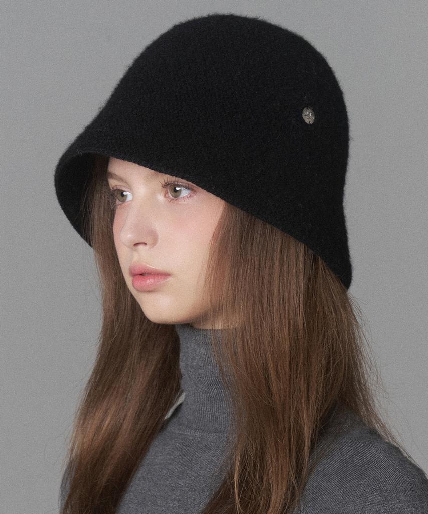 Hwaiteusaenjeu Fluffy Wool Knit Bucket Hat La Rochelle (4 Colors)
