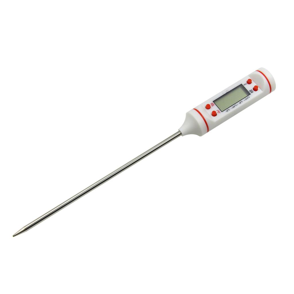 1Pcs Kitchen Food Baking Digital Thermometer Electronic Probe Type Digital Display Liquid Grill Thermometer