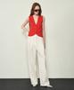 CITTA Linen Inside Pintuck Slacks_Ctb520(Cream)