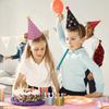 11Pcs/Set Fashion DIY Happy Birthday Party Hats Handmade Dot Cap Crown Crown Hats for Kids Birthday Party Photo Props