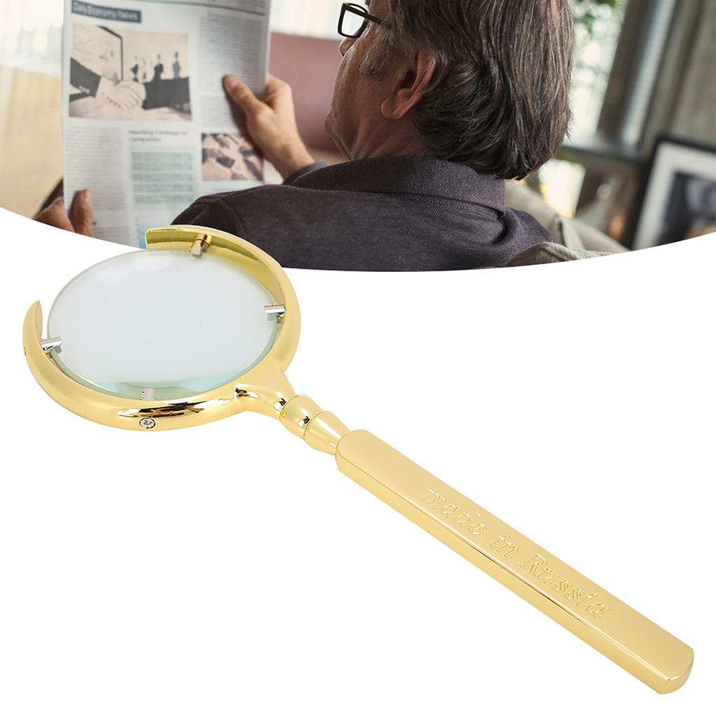 8-fache Lupe, tragbare Vergrößerungslupe, Handlupe, Leseschmuck für Senioren