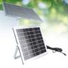12V 0.66A Solar Panel 4.75m Output Wire 5.2x2.1mm Plug Ecological Friendly Power Solution for Outdoor Electronics Charging