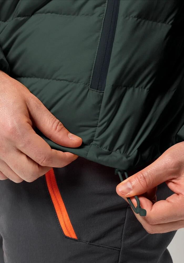 Jacket Jack Wolfskin Ather Down Jacket Men Black Olive