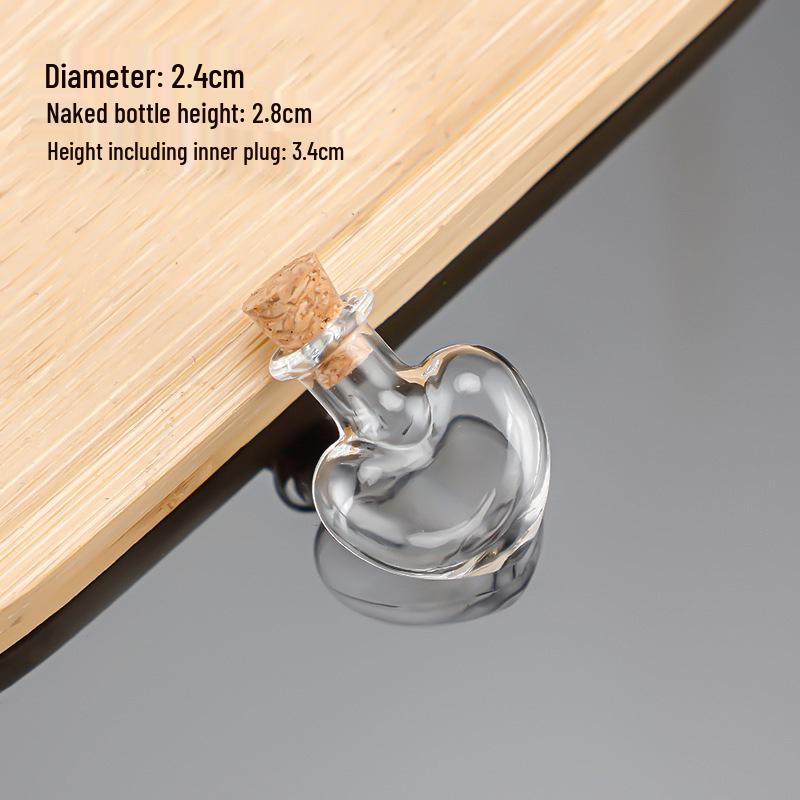 Golden Stars DIY Wishing Bottle - Mini Drift Glass Bottle with Cork Seal