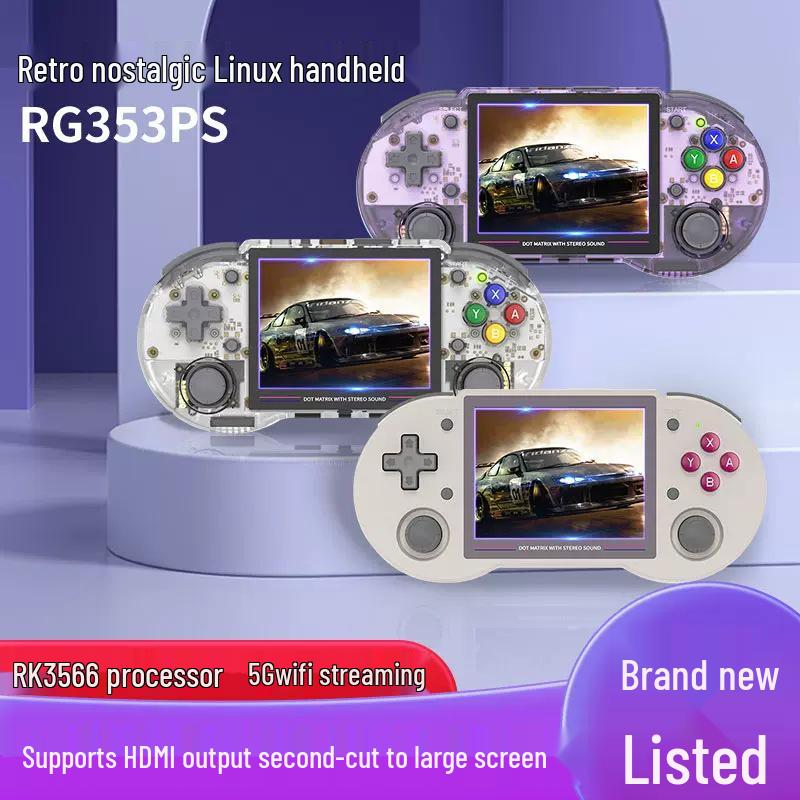 Anbernic RG353PS Retro Handheld Game Console with TV Connection