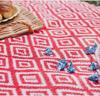 Nordic Style Portable Outdoor Picnic Mat - Pure Cotton, Moisture-Proof, Ideal for Camping and Photography.