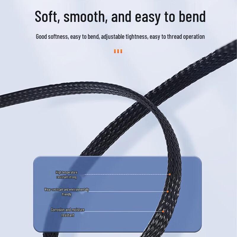 Nylon Braided Flame Retardant Cable Sleeve