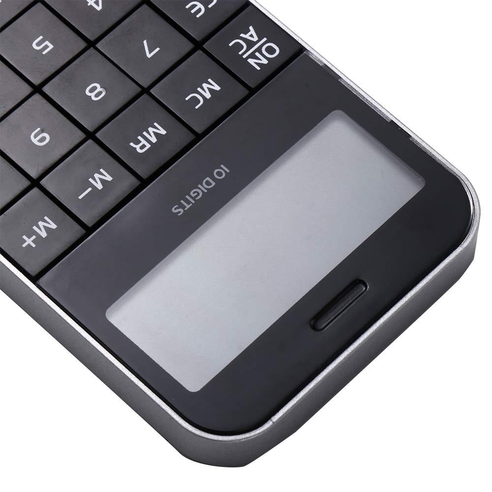 School Fashion Cheap Display Office Promotional White Digit Calculator Black Electronic