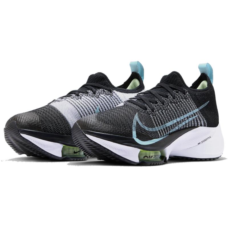 Nike Air Zoom Tempo NEXT% Flyknit 'Black Glacier Blue' Women's Sneakers casual CI9924-001
