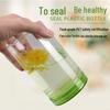 Five-Grain Airtight Storage Jar: Food-Grade Plastic, Transparent, Lid Included for Kitchen Snacks & Cereals