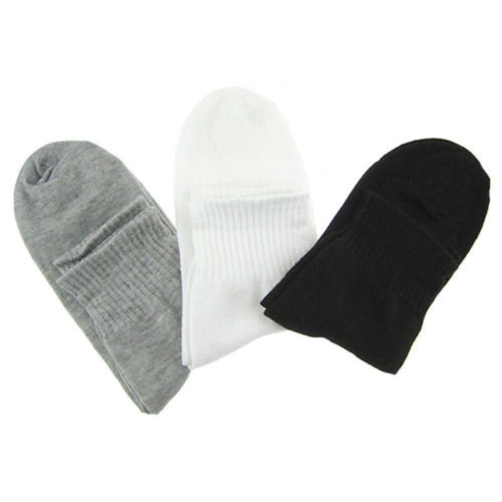 1 Pairs Men Cosy Cotton Sport Socks For Football Basketball 3 Colors