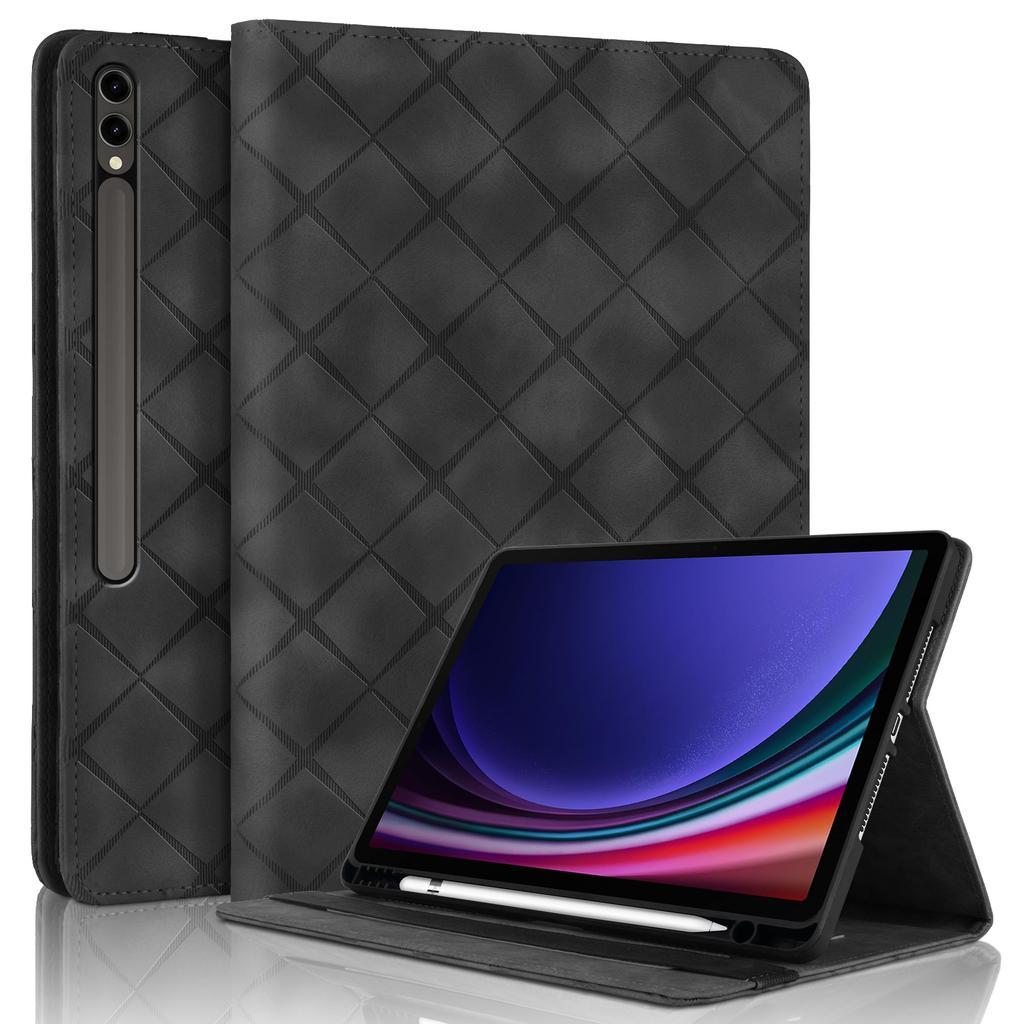 Business Flip Stand Tablet Cover for Samsung S9 FE Plus S6 A9 A8 X205 X200 X207 Leather Shockproof Skin Feel Protective Case