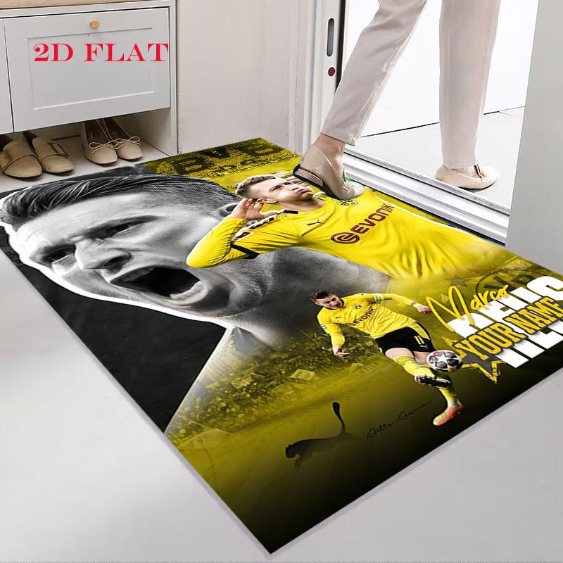 Custom Borussia Dortmund Carpet Rug for Living Room Bedroom Home Sofa Decoration,Kids play Nonslip Floor Mat