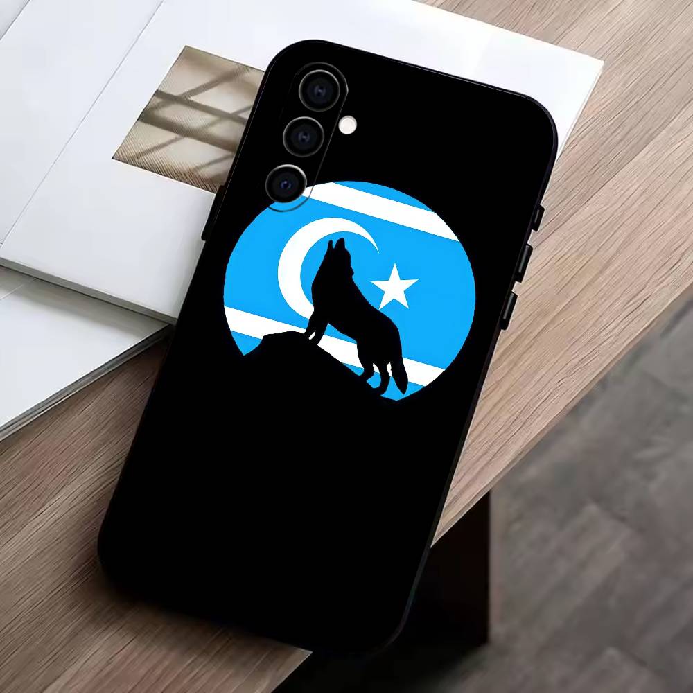 Turk Wolf Turkey Flag  Phone Case For Samsung Galaxy A73,A72,A71,A70,A53,A52,A51,Others Soft Black Cover