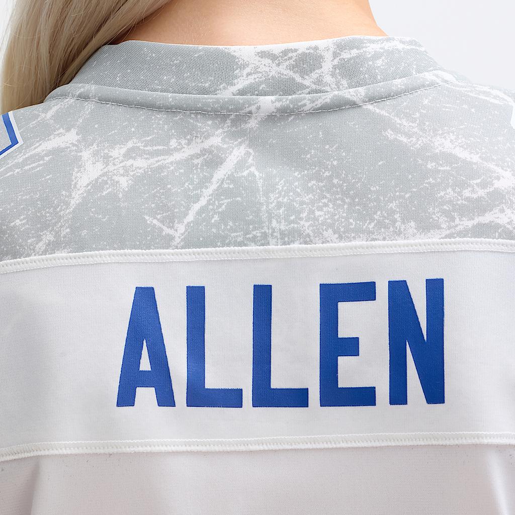 Nike Nfl Josh Allen Rivalries Series V-Neck Loose Fit Short Sleeve Football Jersey Women Jersey 67NW0G6281F-RZ1