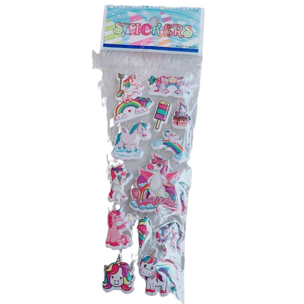 Unicorn PVC Cartoon Stickers for Kids