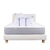 Mattress Set 160x200 Cm, Zen, 20 Cm, Firm, Summer/winter Side + Beige Base 20 Cm Thick + 2 Pillows + Duvet + Headboard