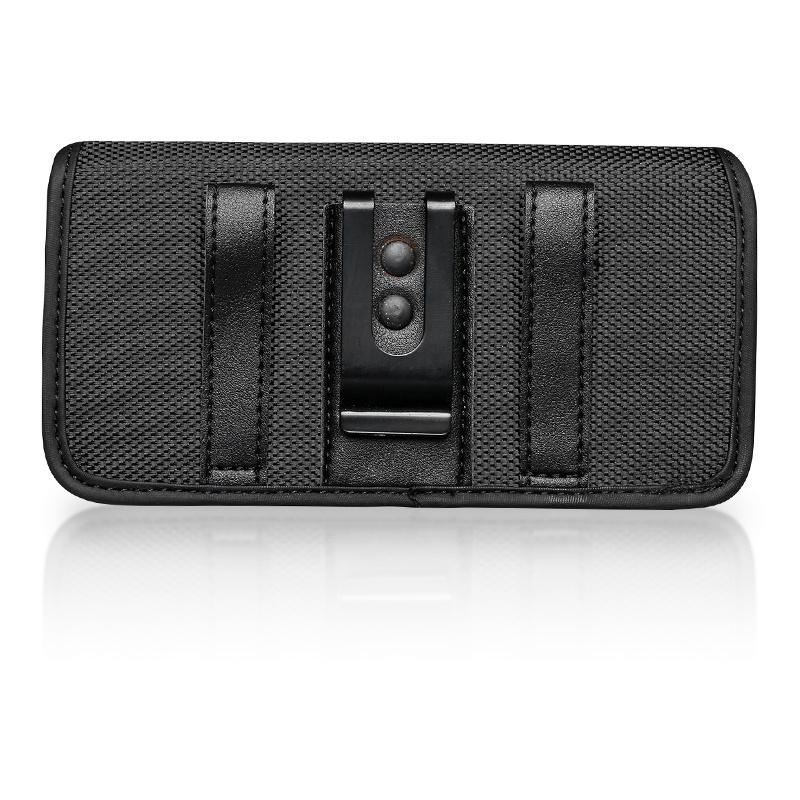 Marsupio da Cintura per Cellulare 3.5-6.3 pollici per iPhone Samsung Xiaomi Custodia a Sacchetto Clip da Cintura Fondina Borsa in Tessuto Oxford Copertura a Ribalta