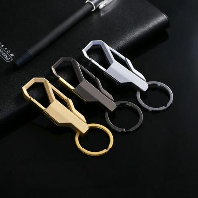 Personalized Men's Car Keychain with Engraved Logo - Creative Waist-Hanging Buckle, Ideal for Promotional Gifts